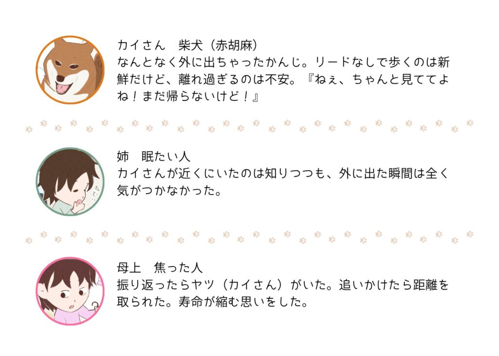 『きっと、あしたも柴日和』の登場キャラクター紹介