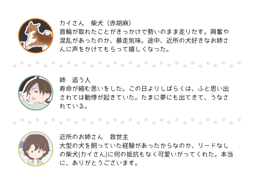 『きっと、あしたも柴日和』の登場キャラクター紹介