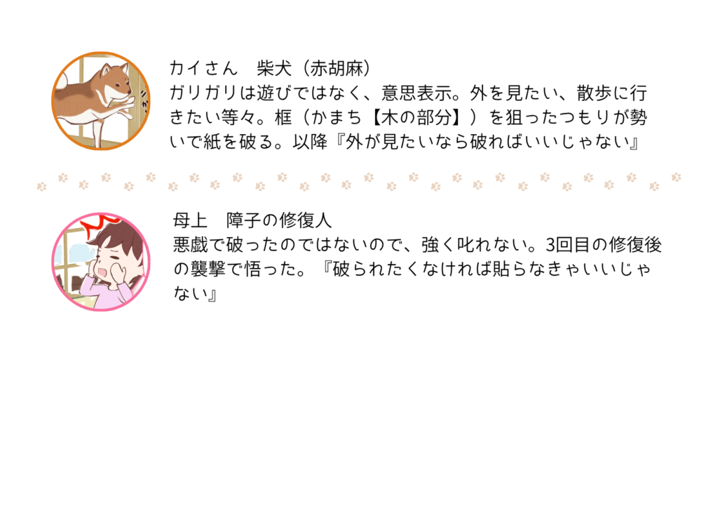 『きっと、あしたも柴日和』の登場キャラクター紹介