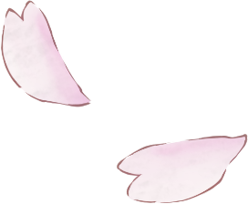 桜 花びら 散る 2枚 イラスト 透過